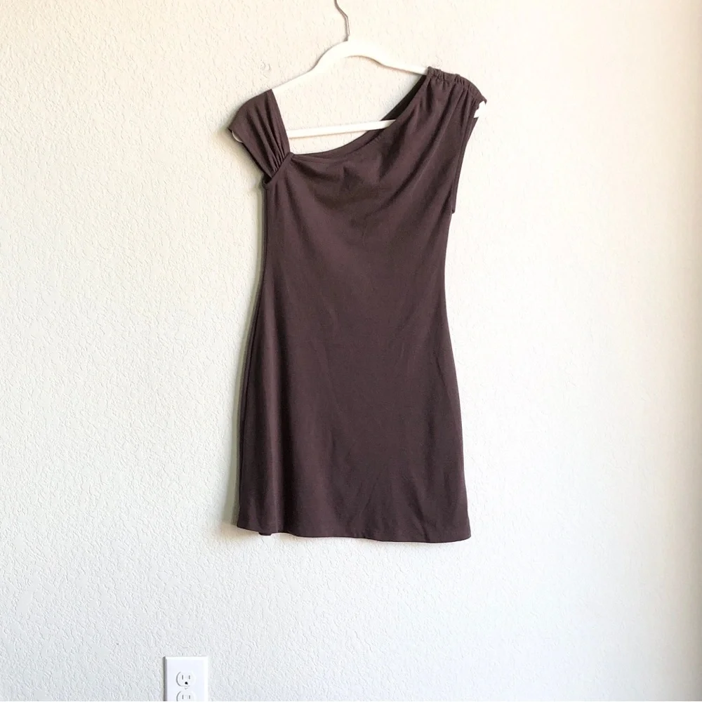 Free People FP Beach Cora Mini Dress Brown XS